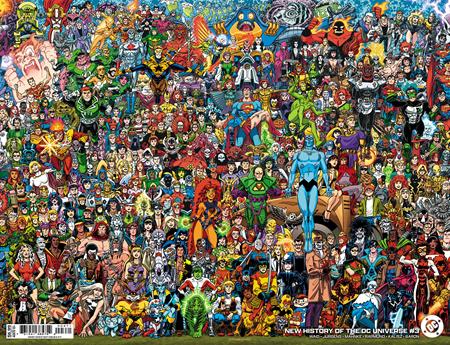 NEW HISTORY OF THE DC UNIVERSE #3 (OF 4) CVR D SCOTT KOBLISH LEGACY WRAPAROUND CARD STOCK VAR