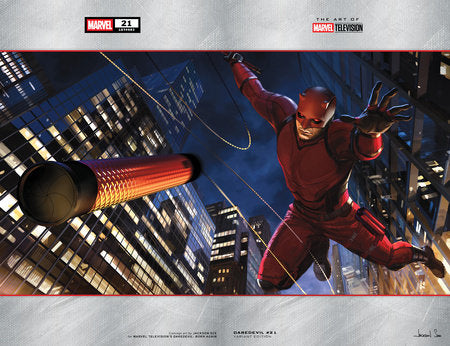DRĄSIUKAS #21 JACKSON SZE MARVEL TELEVIZIJOS APKROVIMO VARIANTAS
