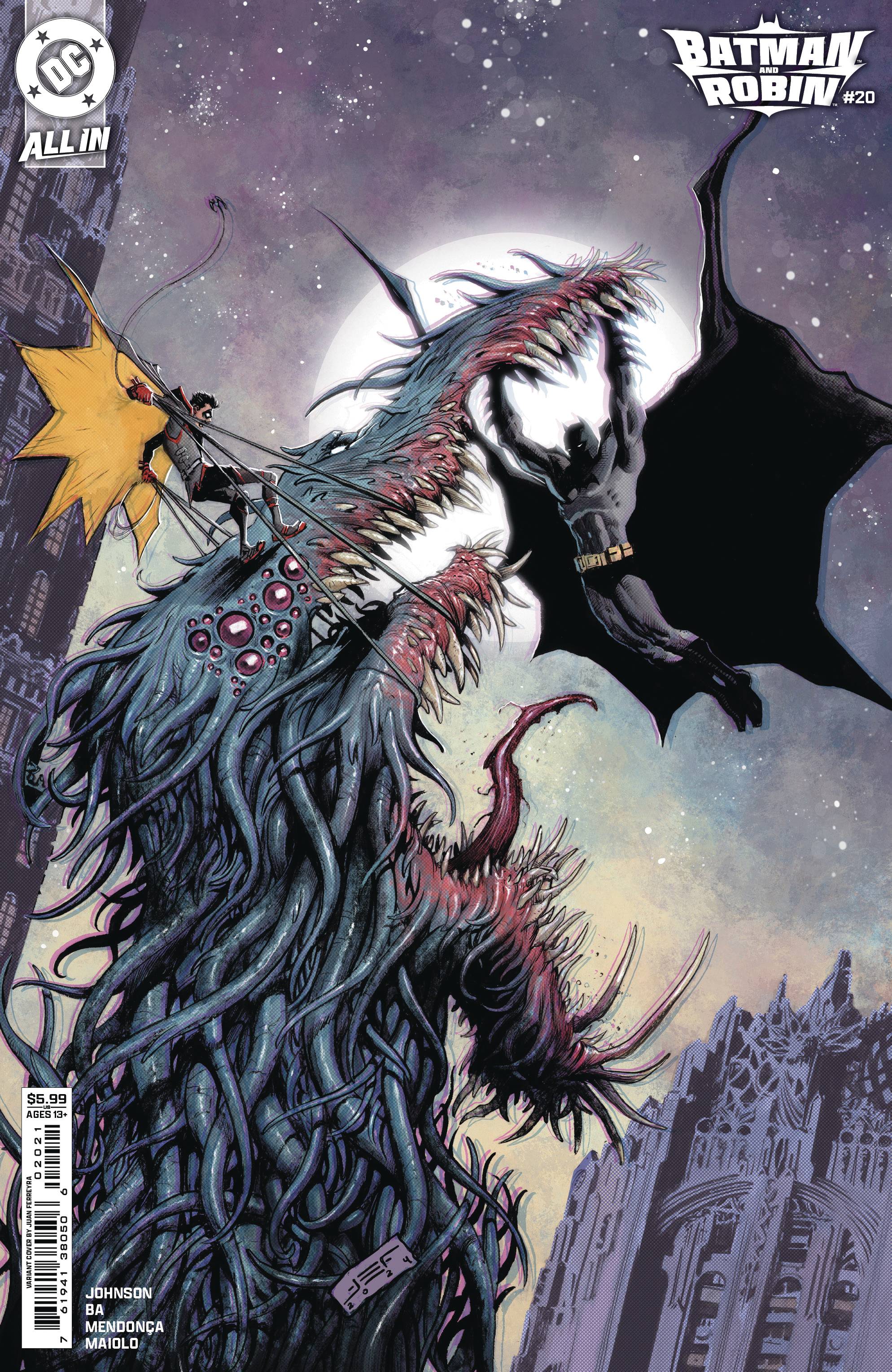 BETMENAS IR ROBINAS #20 CVR B JUAN FERREYRA KORTELĖS VAR