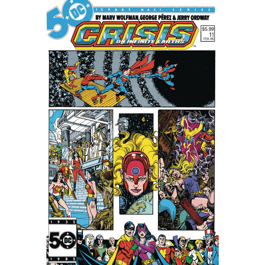 CRISIS ON INFINITE EARTHS #11 FACSIMILE EDITION #1 (Foil Cover)
