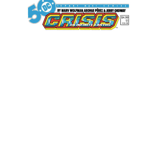 CRISIS ON INFINITE EARTHS #11 FACSIMILE EDITION #1 (Blacked Cover)