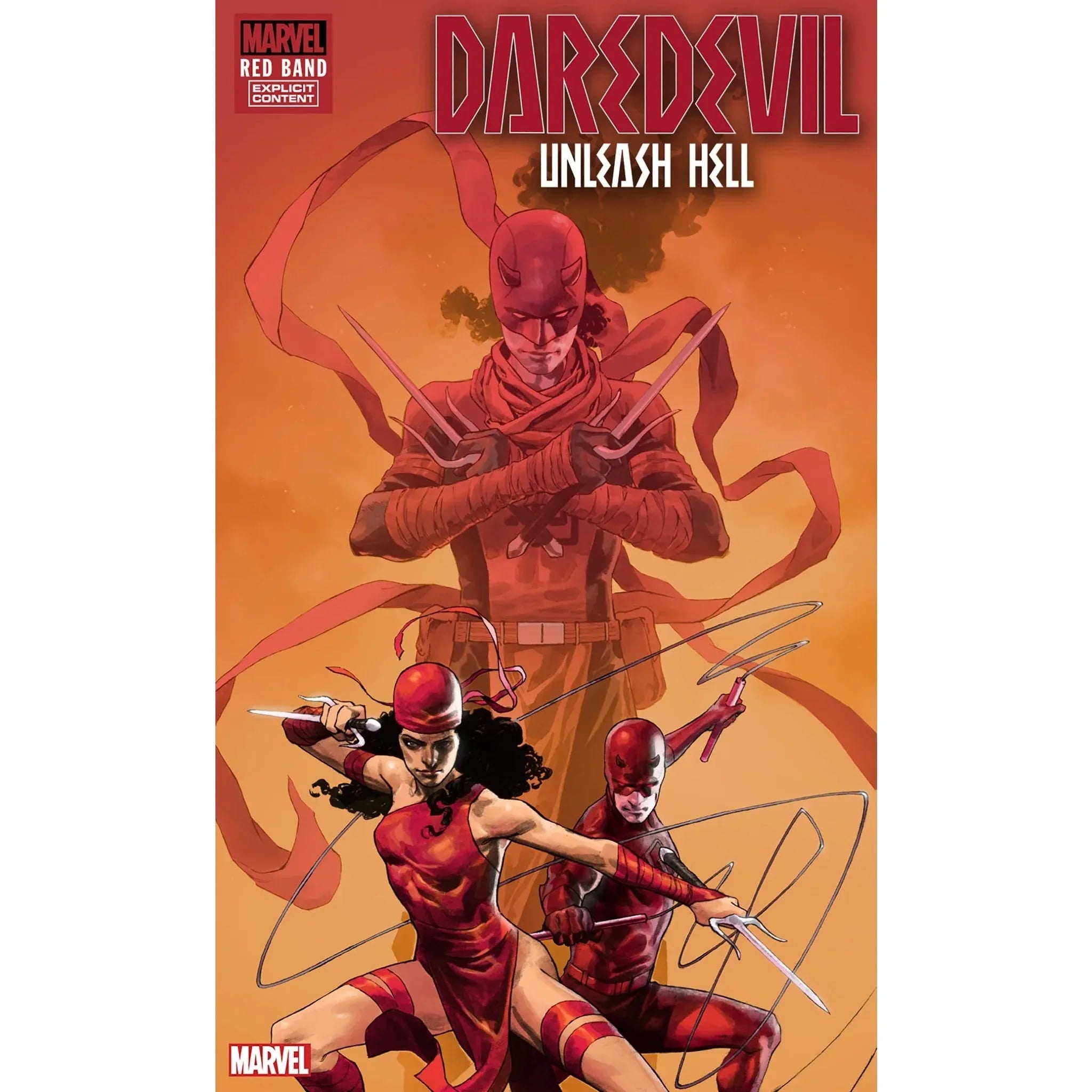 DAREDEVIL: UNLEASH HELL - RED BAND #1 JEROME OPENA VARIANT [POLYBAGGED]