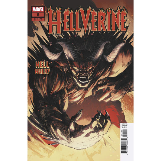 HELLVERINE #5 ALESSANDRO CAPPUCCIO HELL HULK VARIANT