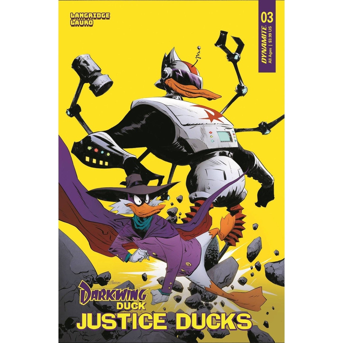 JUSTICE DUCKS #3 CVR A LEE
