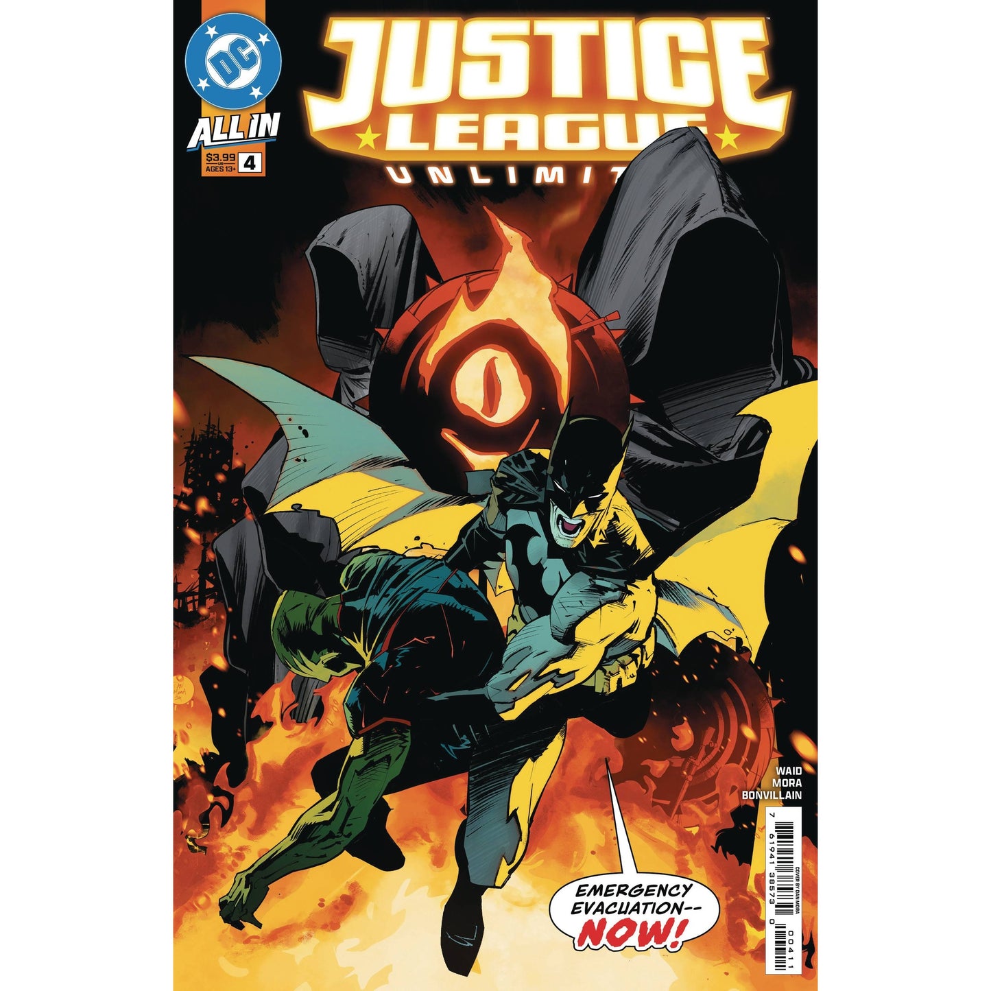 JUSTICE LEAGUE UNLIMITED #4 CVR A DAN MORA