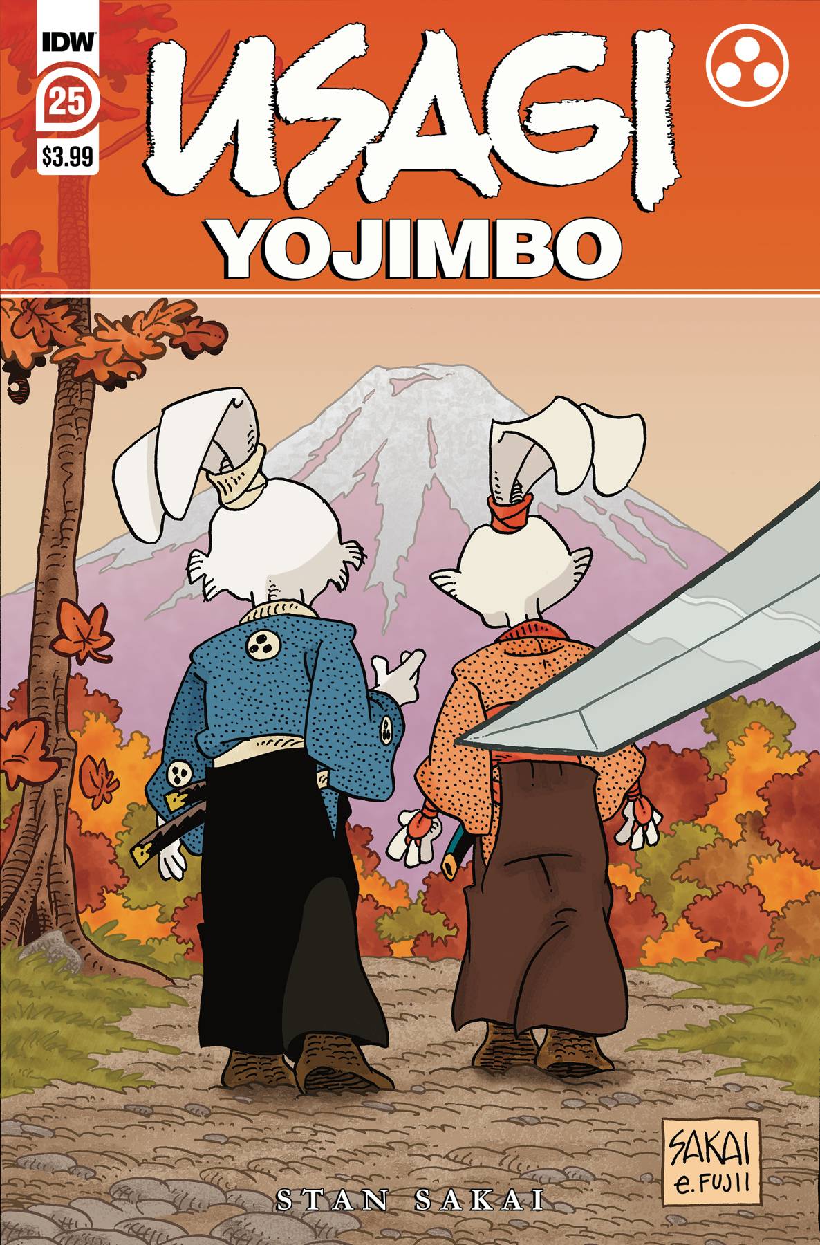 USAGI YOJIMBO #25 CVR A SAKAI (2021 m.)
