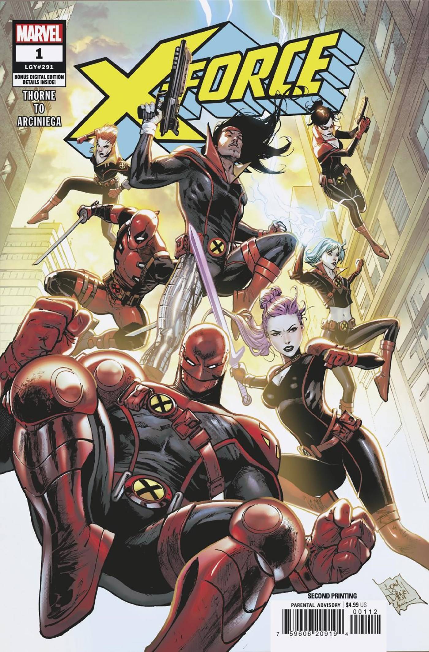 X-FORCE #1 2-asis PTG TONY DANIEL VAR (2024)