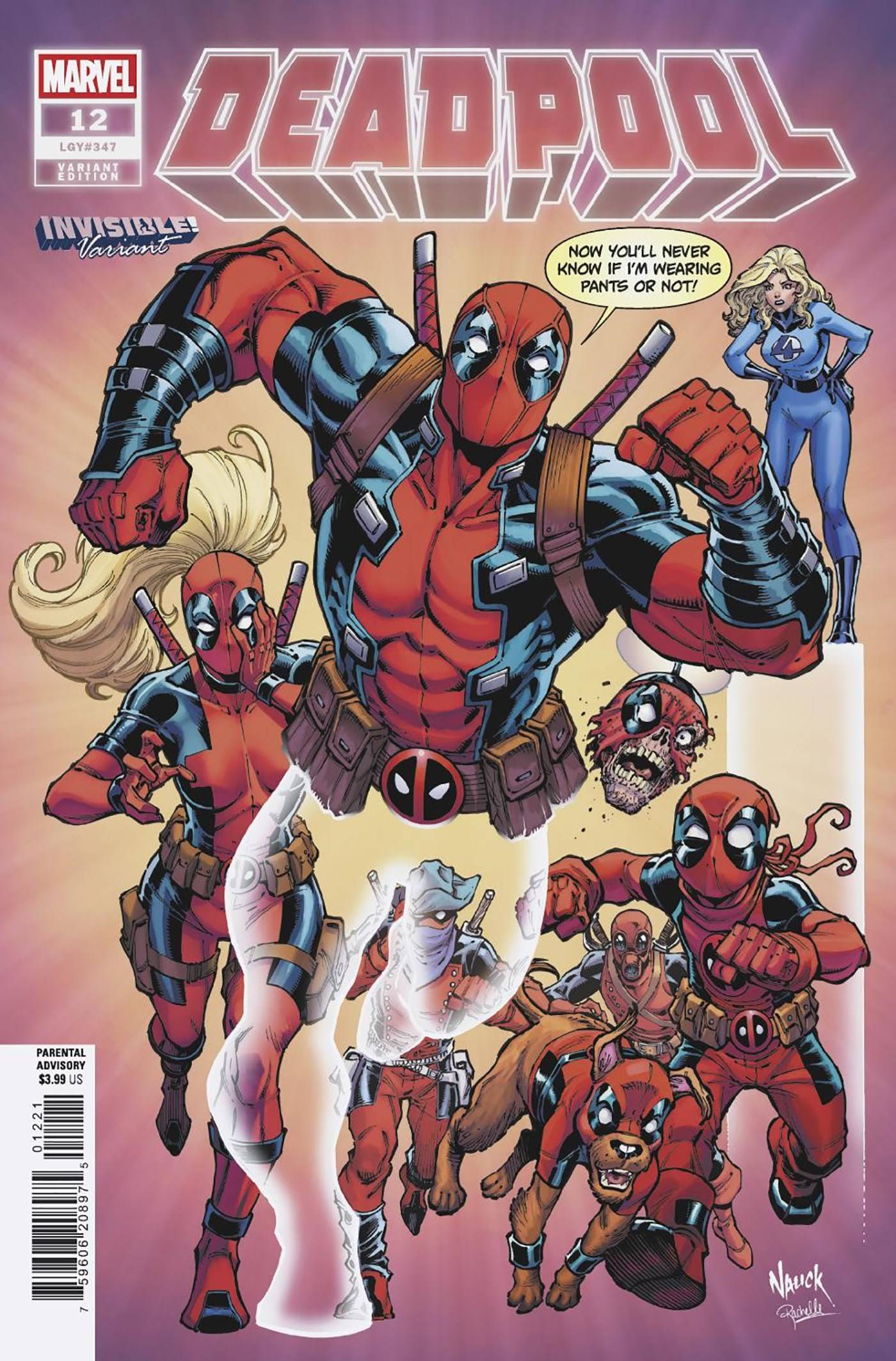 DEADPOOL #12 TODD NAUCK INVISIBLE! VARIANT [DVS]