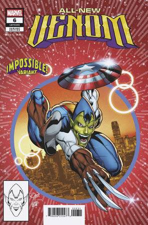 VISIŠKAI NAUJAS VENOM #6 LOGAN LUBERA IMPOSSIBLE! VARIANTAS