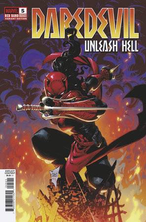 DAREDEVIL UNLEASH HELL RED BAND #5 (OF 5) TAN