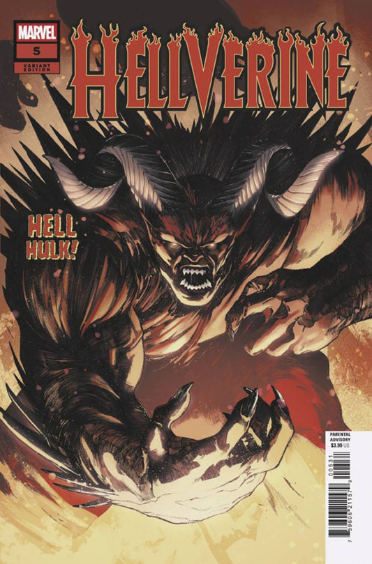 HELLVERINE #5 ALESSANDRO CAPPUCCIO PRAGARO HULK VARIANTAS