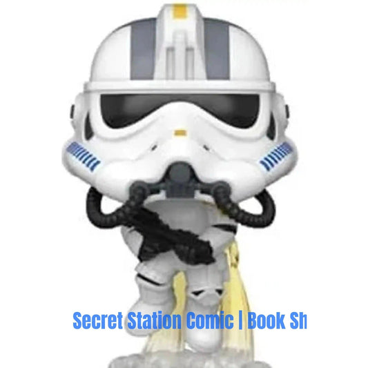 StarWars: Battle POP! Vinyl Figure Imperial Rocket Trooper Special Edt 9 cm - Secret Station Comic | Book Shop