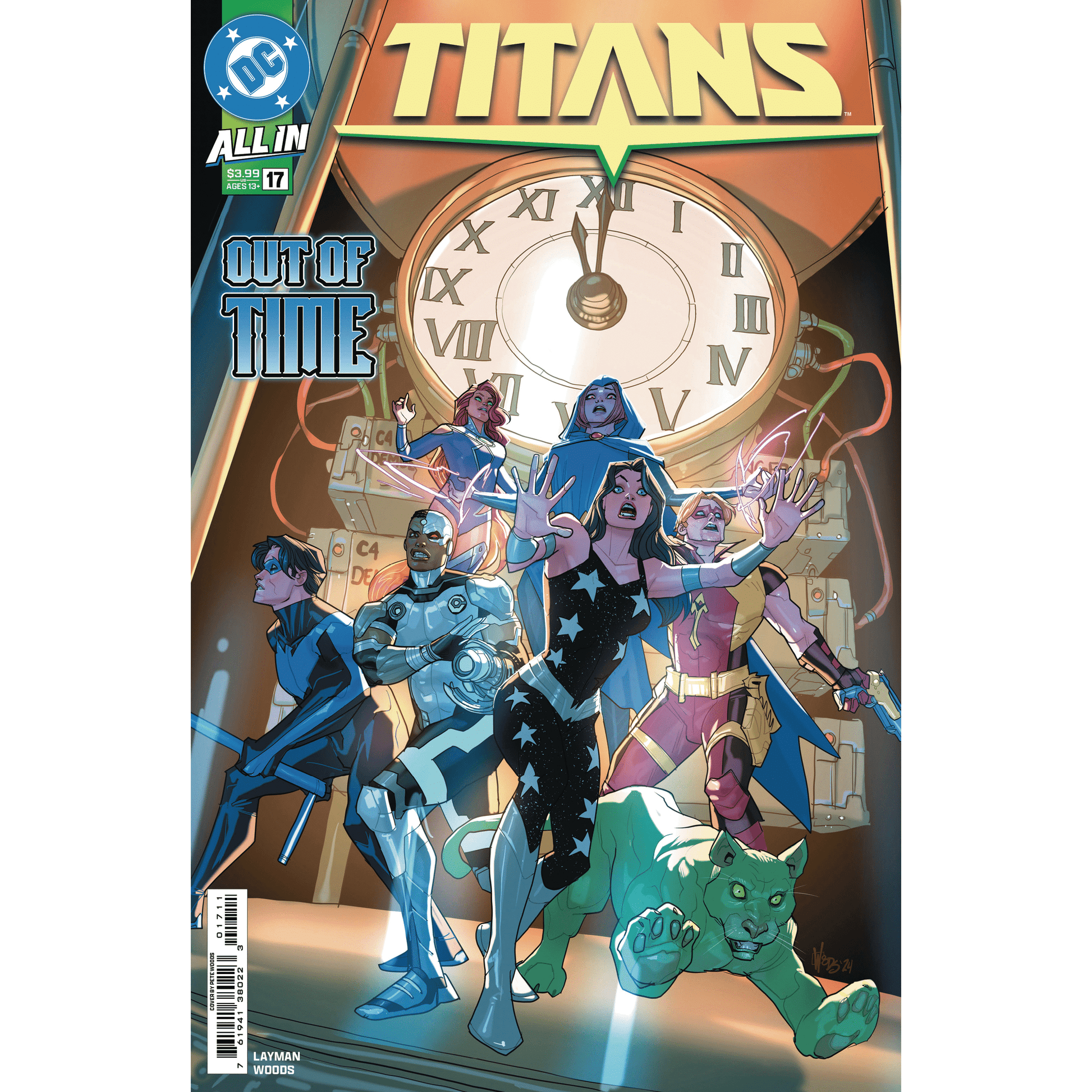 TITANS #17 CVR A PETE WOODS (2024)