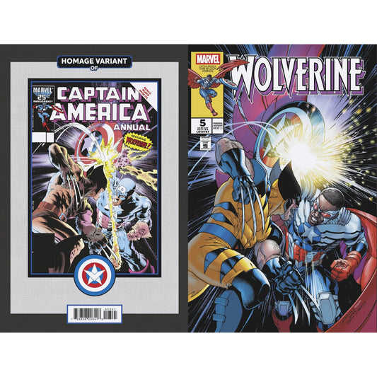 WOLVERINE #5 DAVID YARDIN CAPTAIN AMERICA SAM WILSON HOMAGE VARIANT