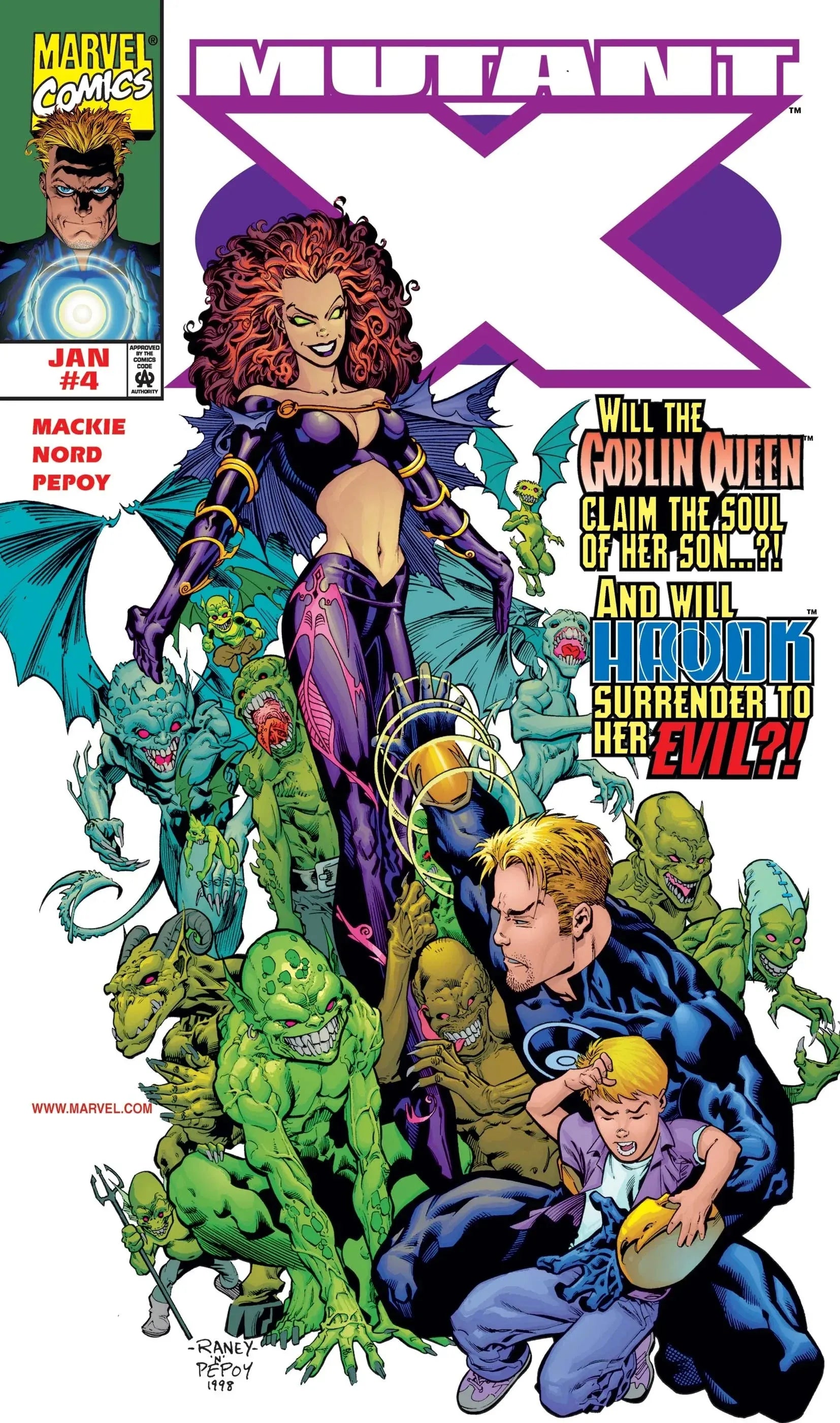 Mutant X (1998 1st Series) 4 FN