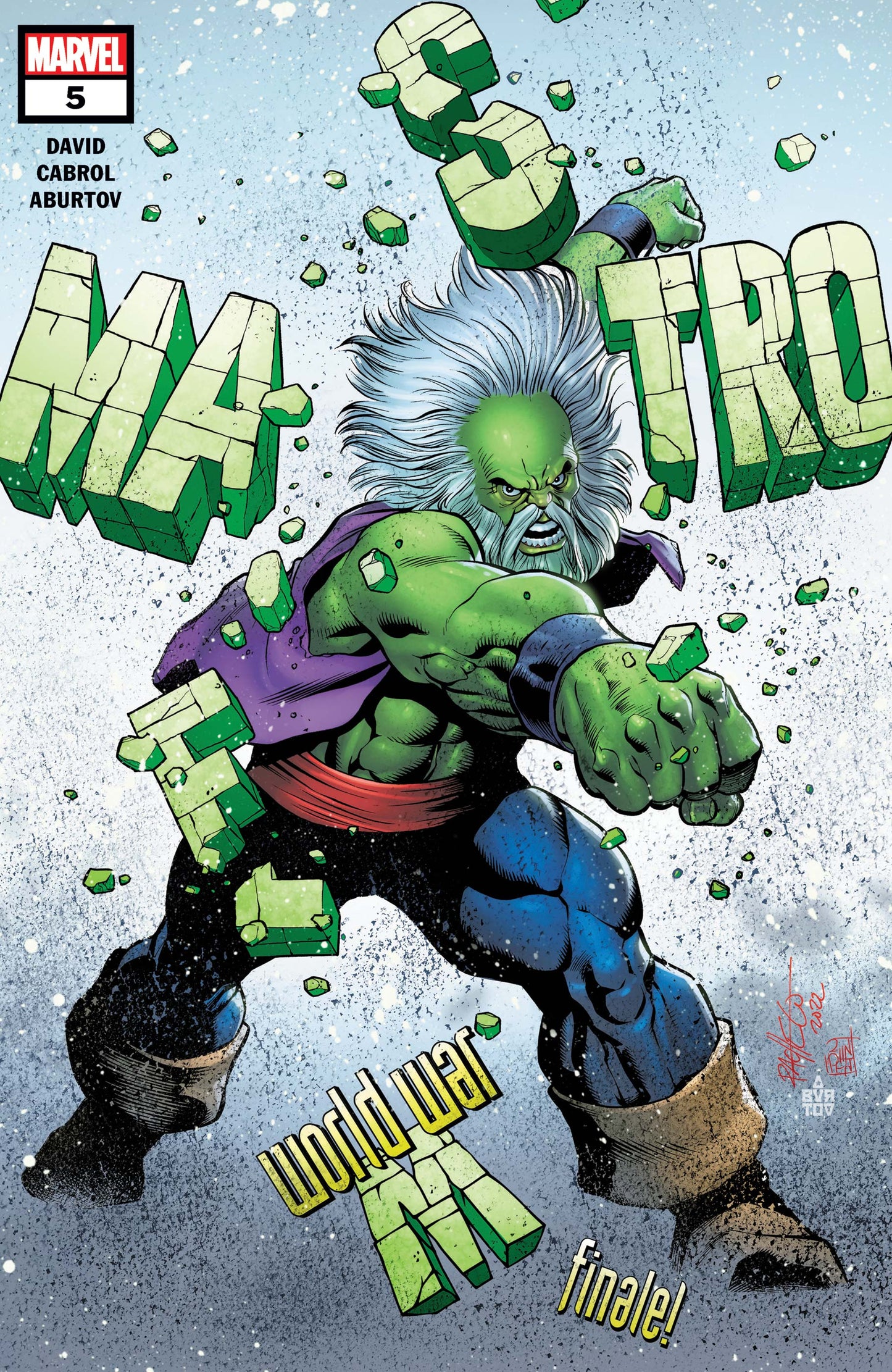Maestro: Pasaulinis karas M (2022 Marvel) 5A NM
