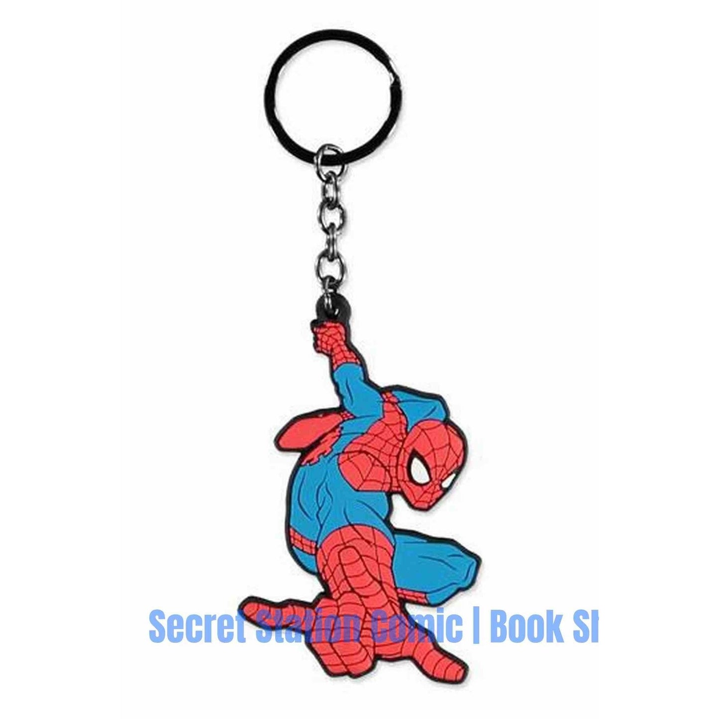 Marvel Rubber Keychain Spider-Man - Secret Station Comic | Book Shop