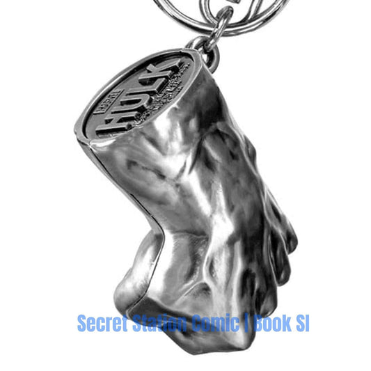 Marvel Metal Keychain Hulk Fist - Secret Station Comic | Book Shop