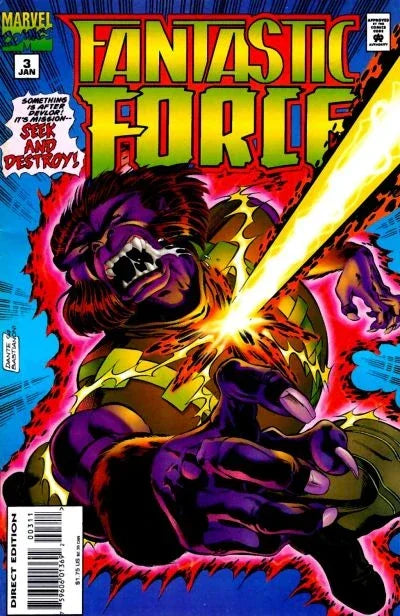 Fantastic Force (1994) 3 (Fine) - Secret Station Comic | Book Shop