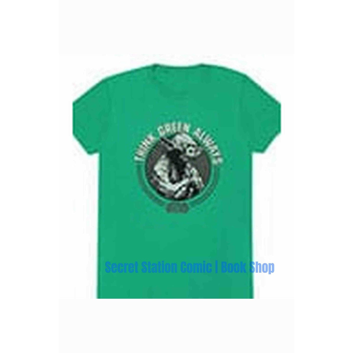 Star Wars T-Shirt Yoda Think Green - Size LARGE - Secret Station Comic | Book Shop