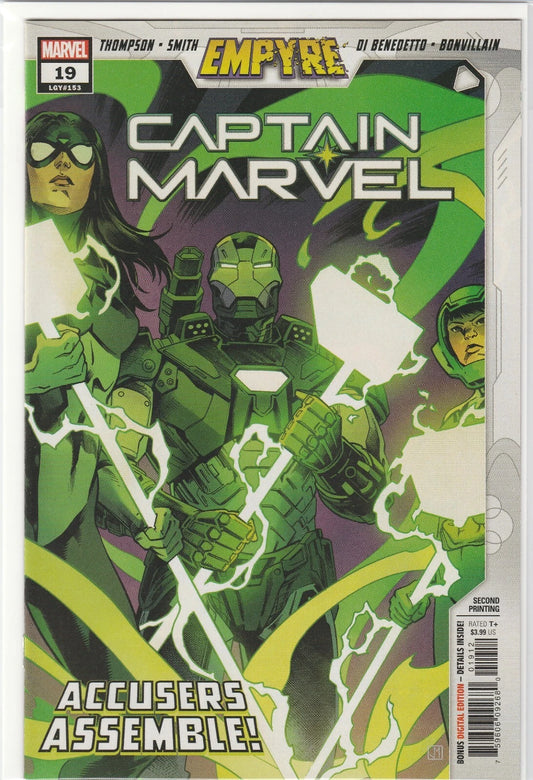 Captain Marvel (2019 11th Series) 19C NM